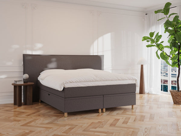 Alva Fjäll 160x210 Mørk brun Nordic Dream tilbyder senge med skandinavisk design og højkvalitets materialer. Oplev perfekt komfort for en god nattesøvn. Bestil din i dag!