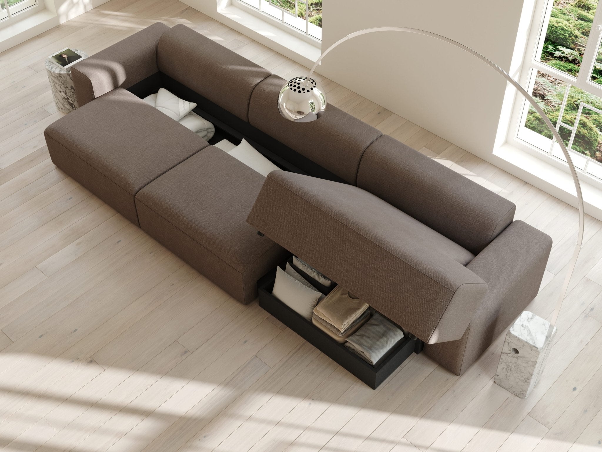 Aria | 150x365 | Dark latte - Nordic Dream