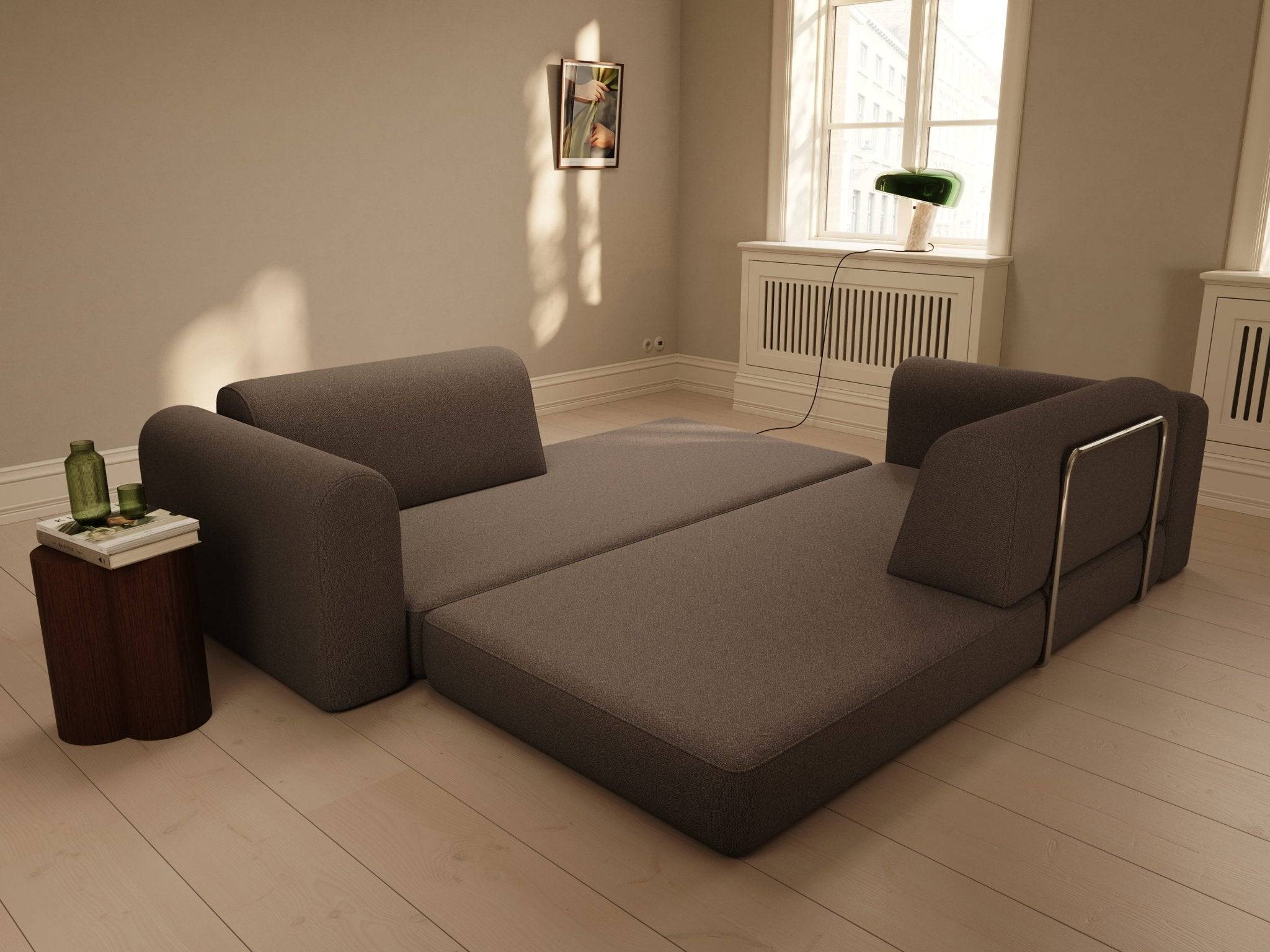 Astra | 200x200 cm | Bouclé mørk brun | 530 - Nordic Dream