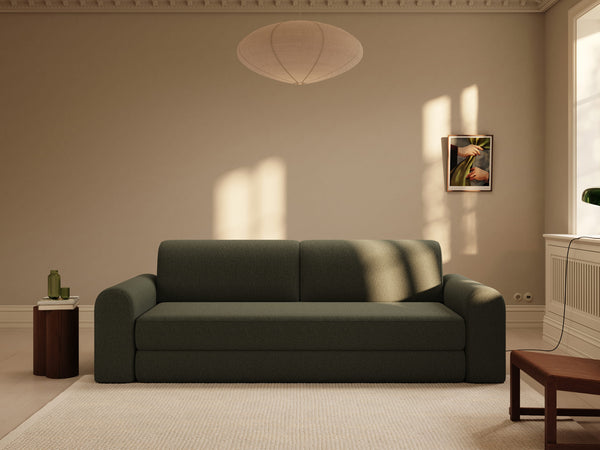 Astra | 200x200 cm | Bouclé grøn | 535