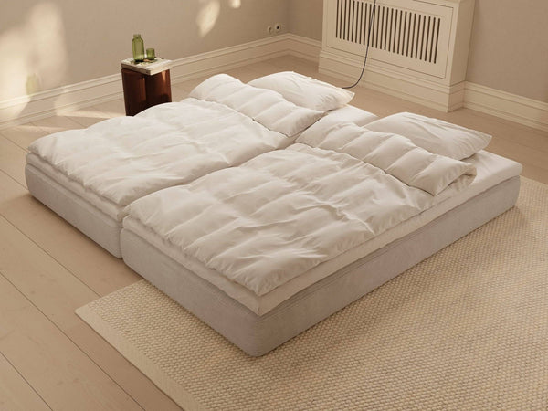 Astra | 200x200 cm | Ivory fløjl | 594 - Nordic Dream