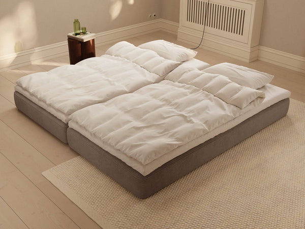 Astra | 200x200 cm | Latte fløjl | 596 - Nordic Dream