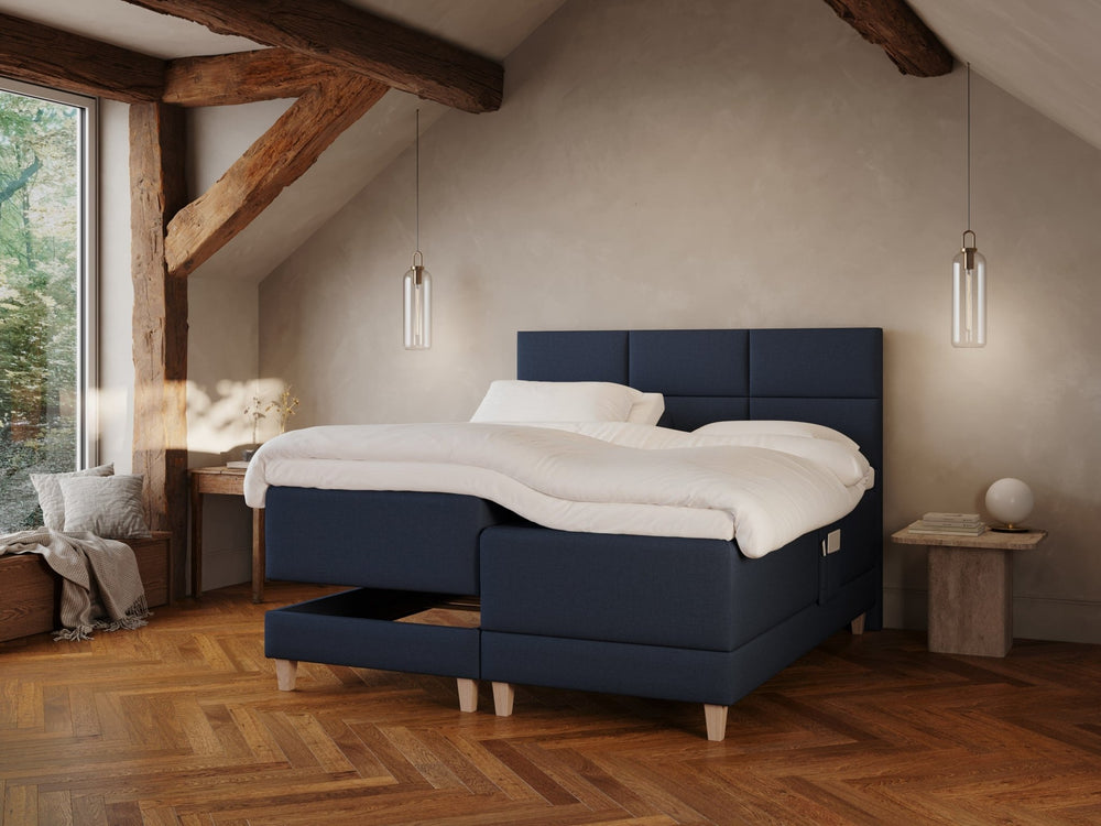 Aura Fjäll | 160x200 | Dyb blå - Nordic Dream