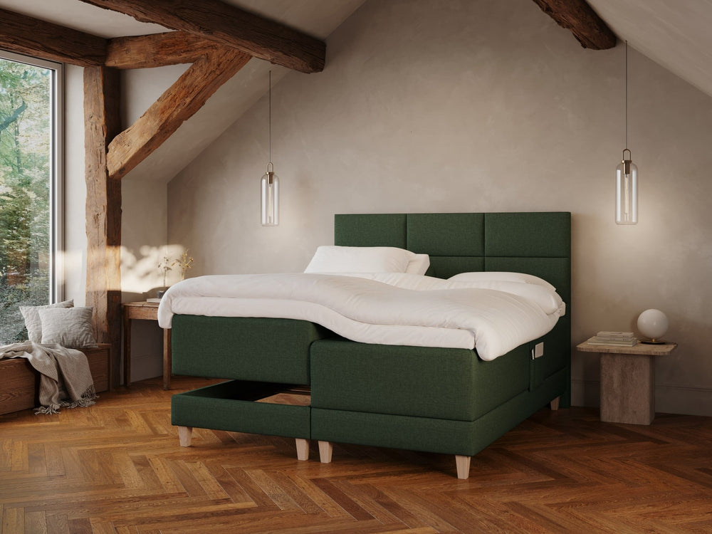 Aura Fjäll | 160x200 | Dyb grøn - Nordic Dream