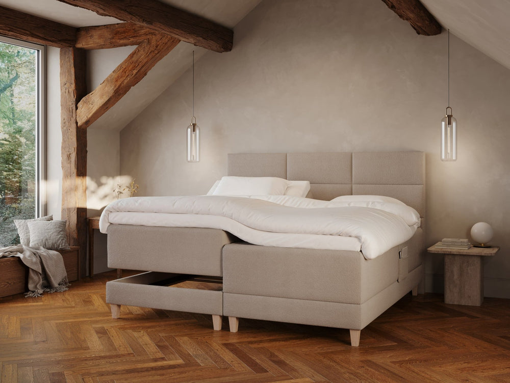 Aura Fjäll | 210x210 | Bouclé latte - Nordic Dream