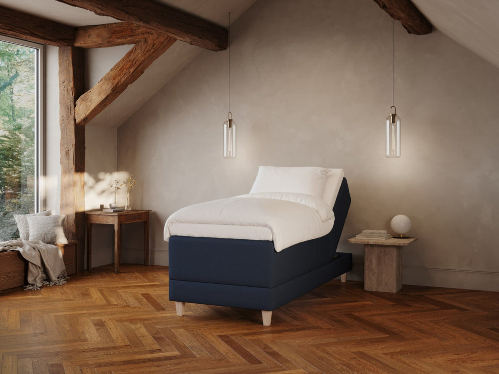 Aura Fjäll | 90x200 | Dyb blå - Nordic Dream