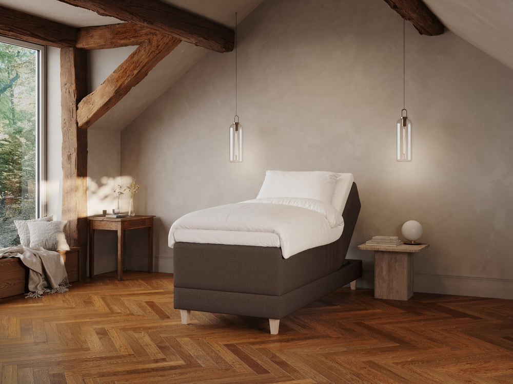 Aura Fjäll | 90x200 | Mørk brun - Nordic Dream