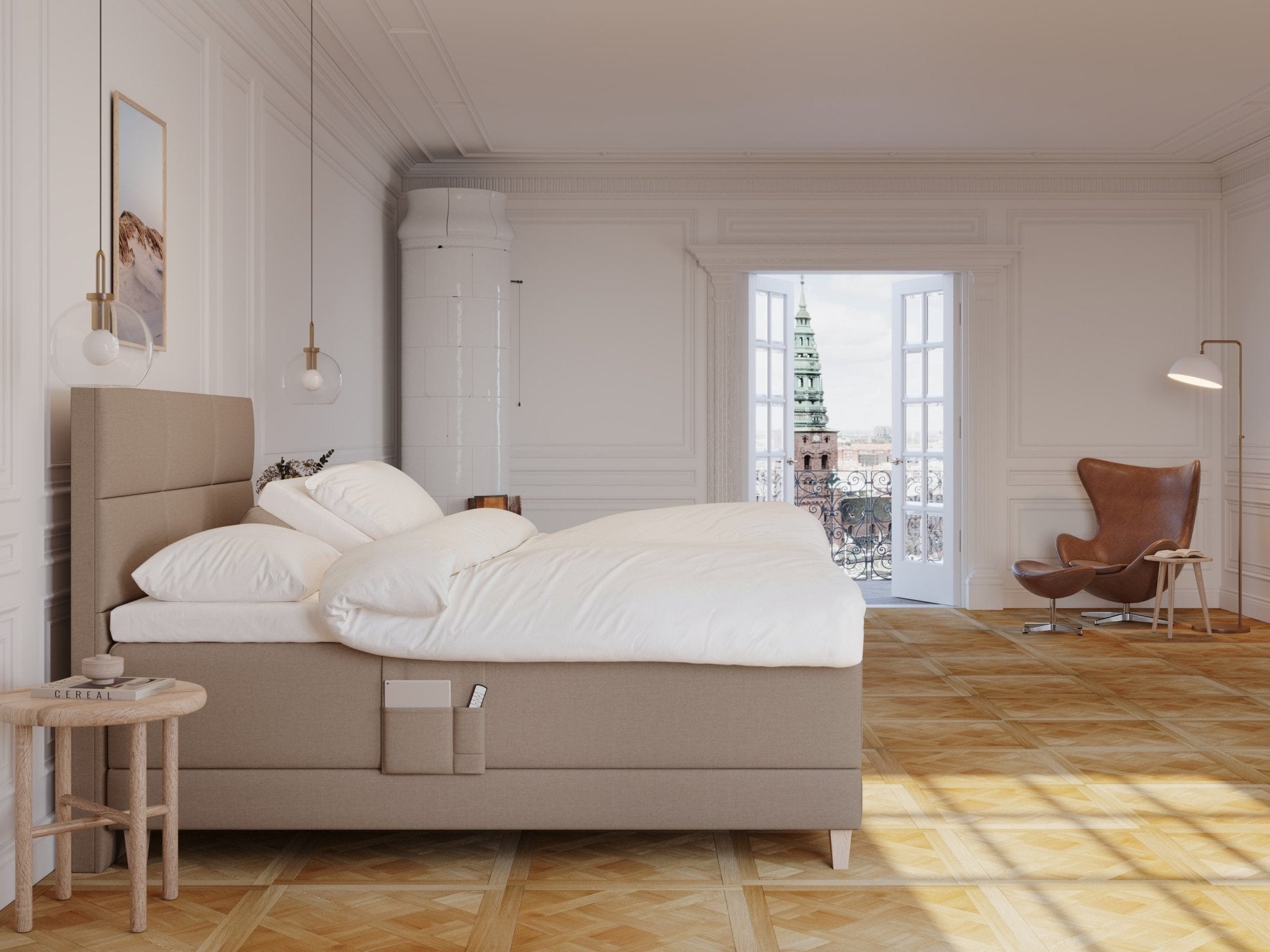 Aura Fjord 180x210 Brun Nordic Dream tilbyder senge med skandinavisk design og højkvalitets materialer. Oplev perfekt komfort for en god nattesøvn. Bestil din i dag!