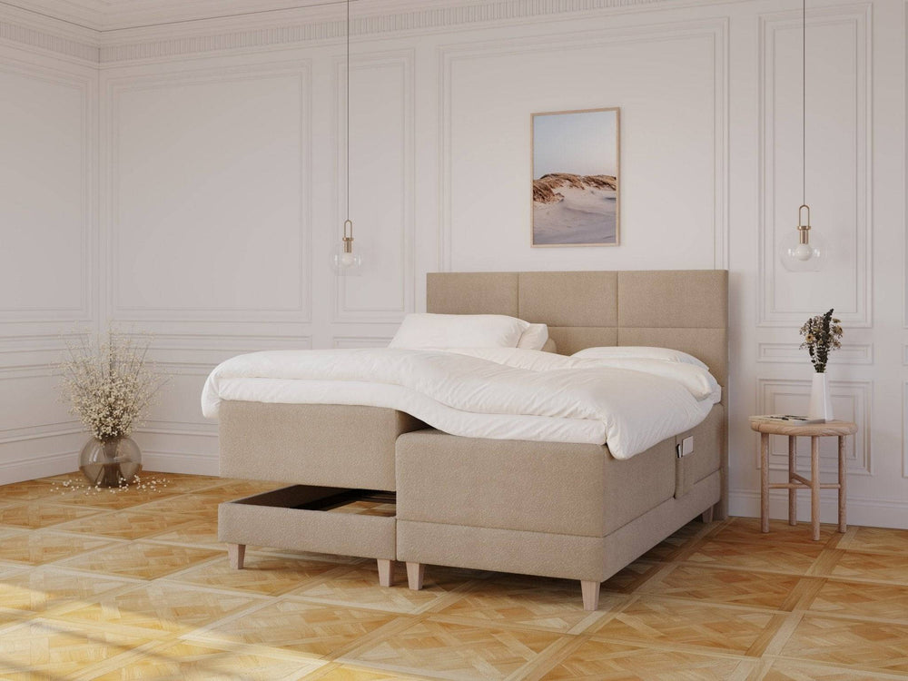 Aura | 180x200 | Bouclé latte - Nordic Dream