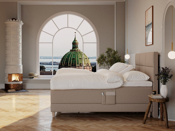 Aura Nordlys 180x210 Brun Nordic Dream tilbyder senge med skandinavisk design og højkvalitets materialer. Oplev perfekt komfort for en god nattesøvn. Bestil din i dag!