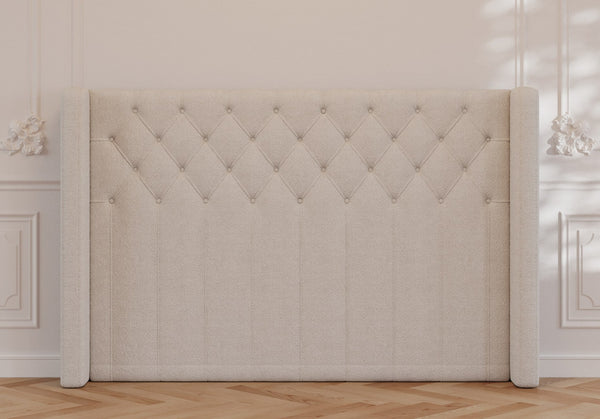 Cloud gavl | 140 cm | Bouclé cream - Nordic Dream