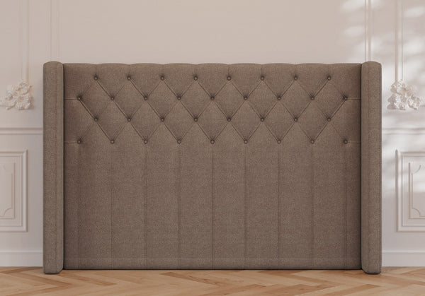 Cloud gavl | 140 cm | Bouclé latte - Nordic Dream