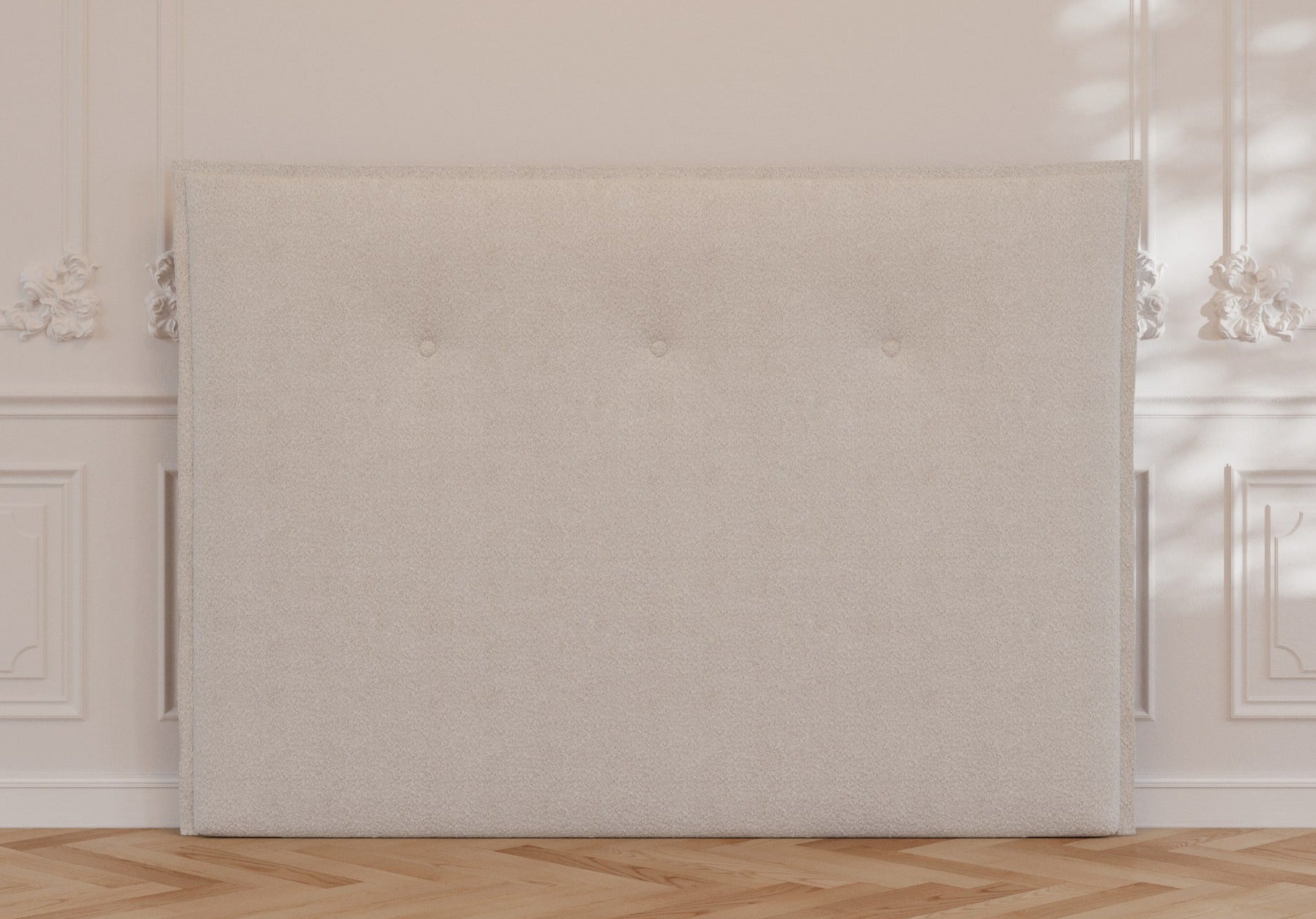 Como gavl | 120 cm | Bouclé cream - Nordic Dream