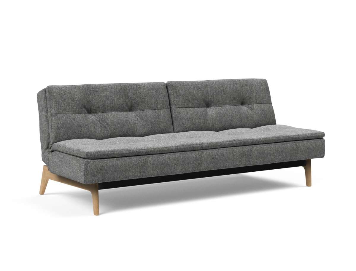 Dublexo Splitback Eik Sovesofa | 115x210 | Charcoal