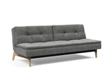 Dublexo Splitback Eik Sovesofa | 115x210 | Charcoal