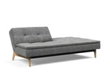 Dublexo Splitback Eik Sovesofa | 115x210 | Charcoal