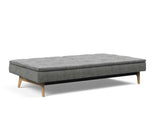 Dublexo Splitback Eik Sovesofa | 115x210 | Charcoal