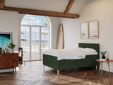 Astrid Fjord 140x200 Dyb grøn Nordic Dream tilbyder senge med skandinavisk design og højkvalitets materialer. Oplev perfekt komfort for en god nattesøvn. Bestil din i dag!