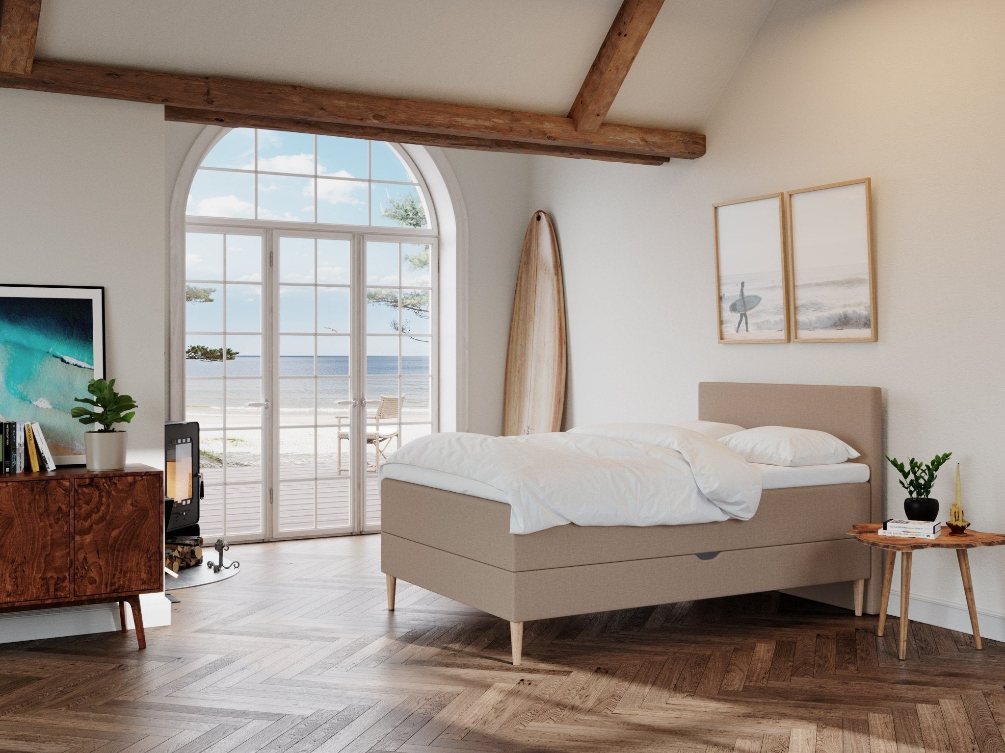 Astrid Fjäll 140x200 Brun Nordic Dream tilbyder senge med skandinavisk design og højkvalitets materialer. Oplev perfekt komfort for en god nattesøvn. Bestil din i dag!