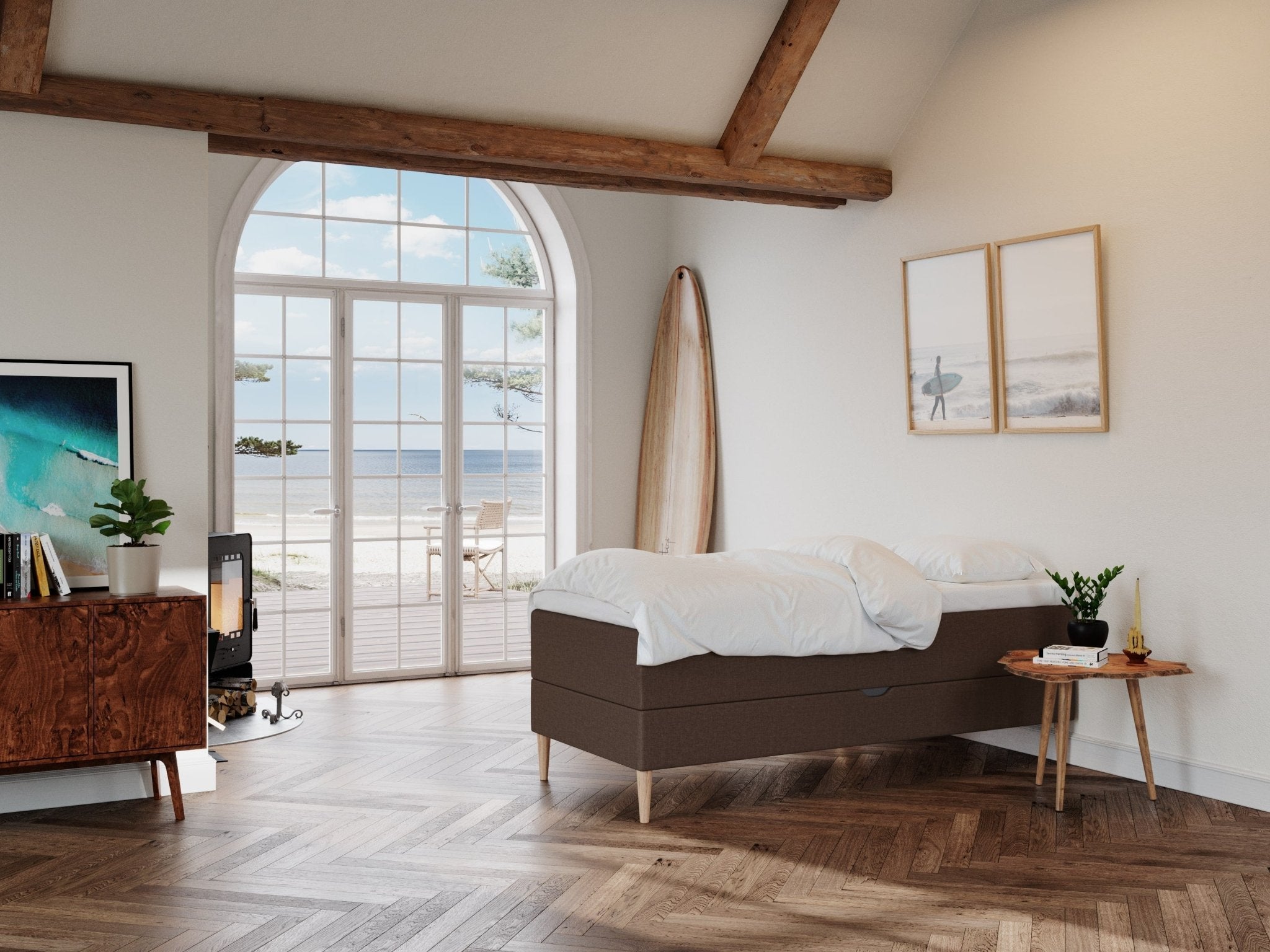 Astrid Fjäll 80x200 Mørk brun Nordic Dream tilbyder senge med skandinavisk design og højkvalitets materialer. Oplev perfekt komfort for en god nattesøvn. Bestil din i dag!