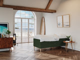 Astrid Fjord 90x210 Dyb grøn Nordic Dream tilbyder senge med skandinavisk design og højkvalitets materialer. Oplev perfekt komfort for en god nattesøvn. Bestil din i dag!