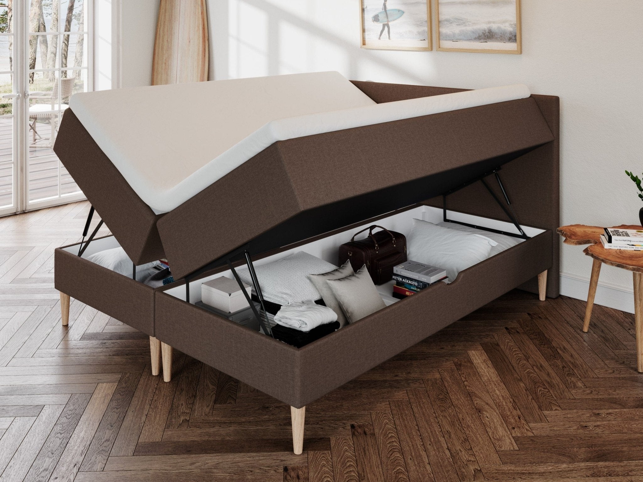 Astrid Fjord 180x200 Mørk brun Nordic Dream tilbyder senge med skandinavisk design og højkvalitets materialer. Oplev perfekt komfort for en god nattesøvn. Bestil din i dag!