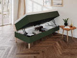 Astrid Fjord 90x210 Dyb grøn Nordic Dream tilbyder senge med skandinavisk design og højkvalitets materialer. Oplev perfekt komfort for en god nattesøvn. Bestil din i dag!