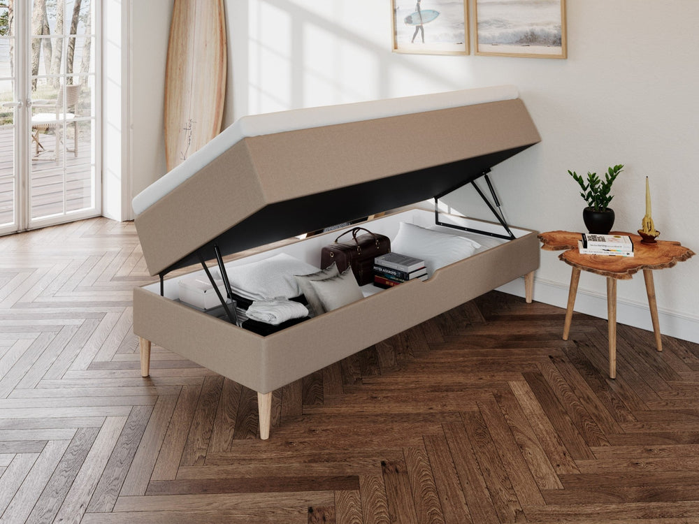 Astrid Fjäll 90x200 Brun Nordic Dream tilbyder senge med skandinavisk design og højkvalitets materialer. Oplev perfekt komfort for en god nattesøvn. Bestil din i dag!