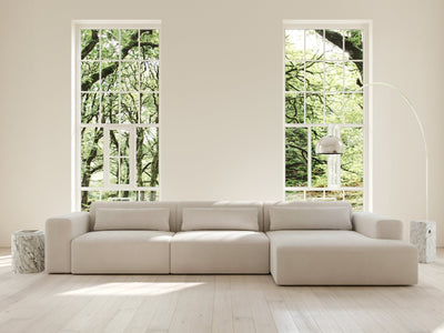 Aria | 150x365 | Bouclé cream - Chaiselong - Venstre - Nordic Dream