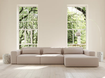 Aria | 150x365 | Macchiato - Chaiselong - Venstre - Nordic Dream