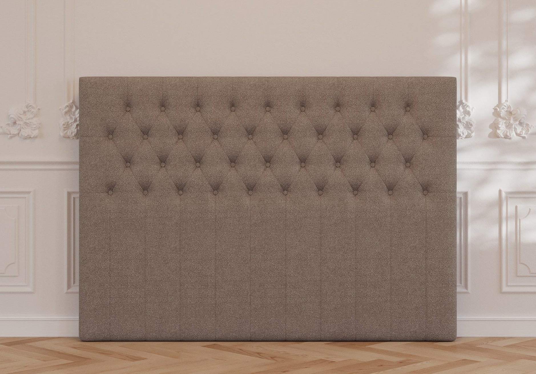 Flow gavl | 180 cm | Bouclé latte - Nordic Dream