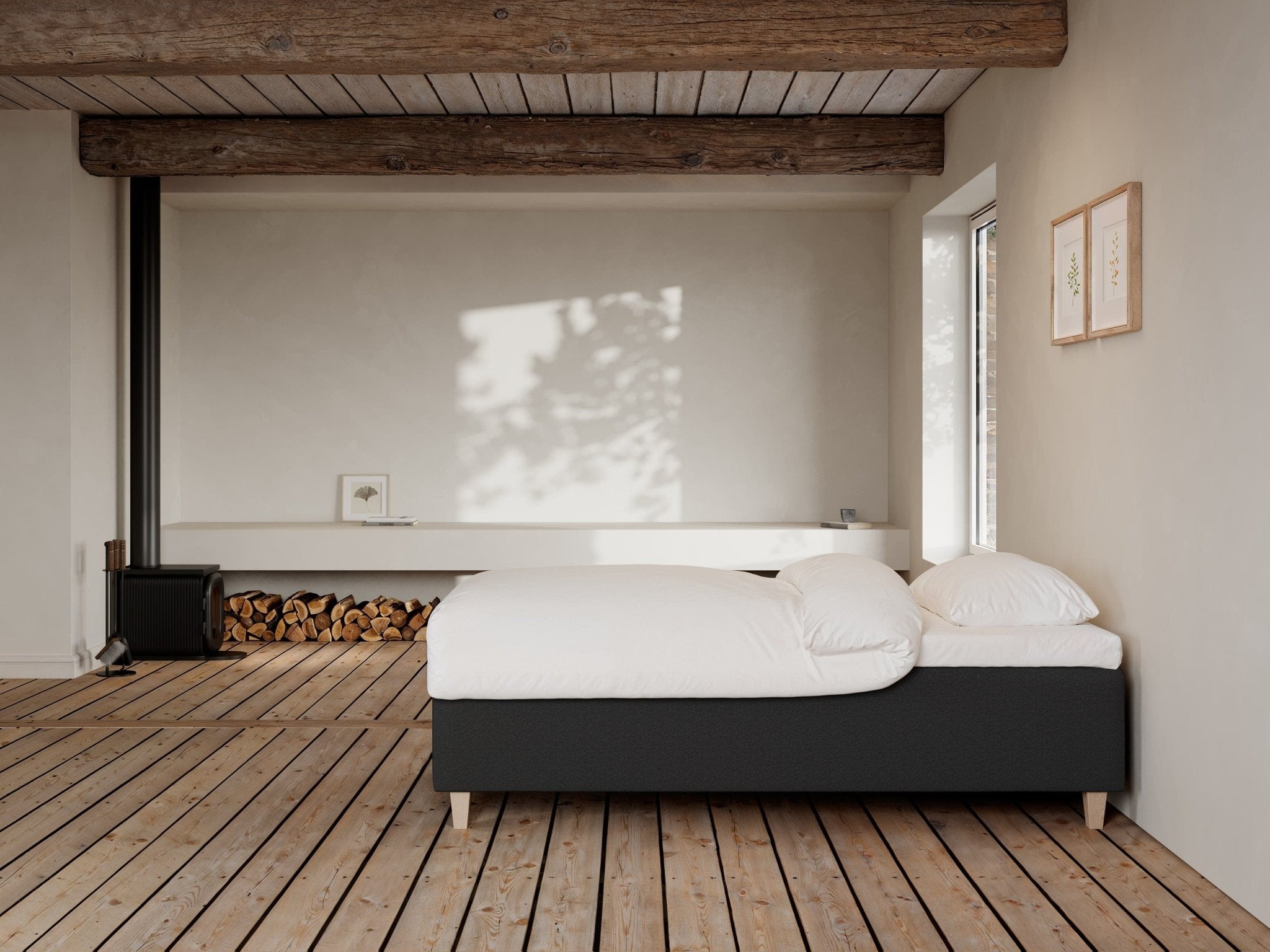 Freja Fjord 90x210 Antracit Nordic Dream tilbyder senge med skandinavisk design og højkvalitets materialer. Oplev perfekt komfort for en god nattesøvn. Bestil din i dag!