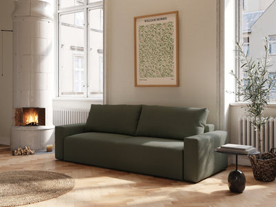 Mara | 140x200 cm | Bouclé grøn | 535 - Nordic Dream