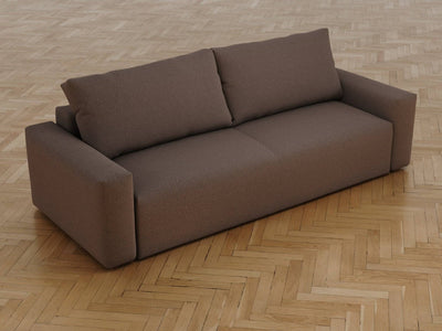 Mara | 145x200 cm | Bouclé mørk brun | 530 - Nordic Dream