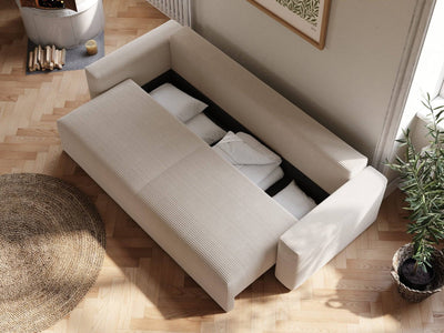 Mara | 145x200 cm | Ivory fløjl | 594 - Nordic Dream