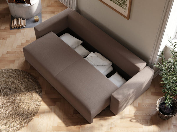 Mara | 145x200 cm | Bouclé mørk brun | 530 - Nordic Dream