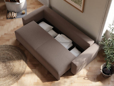 Mara | 145x200 cm | Bouclé mørk brun | 530 - Nordic Dream