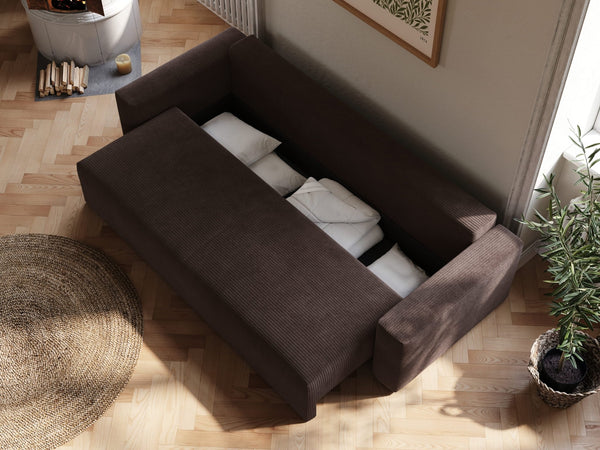 Mara | 145x200 cm | Chocco fløjl | 600 - Nordic Dream