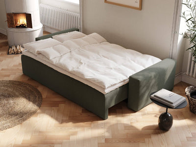 Mara | 145x200 cm | Bouclé grøn | 535 - Nordic Dream