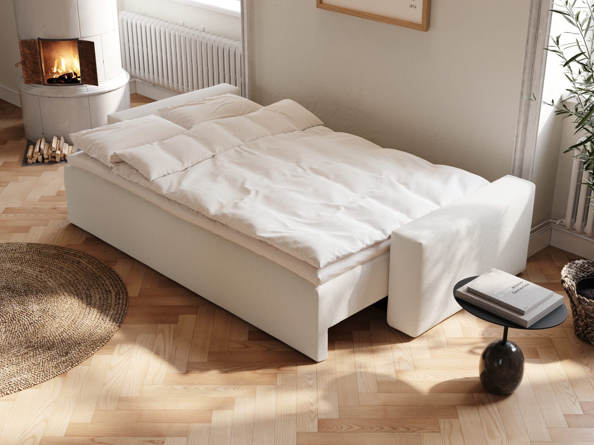 Mara | 145x200 cm | Bouclé off - white | 531 - Nordic Dream