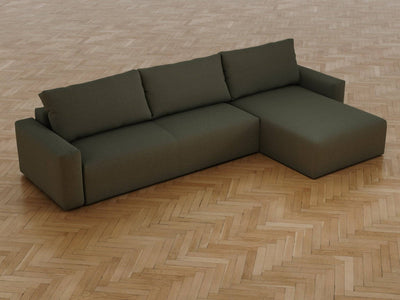 Maru | 145x342 cm | Bouclé grøn | 535 - Nordic Dream