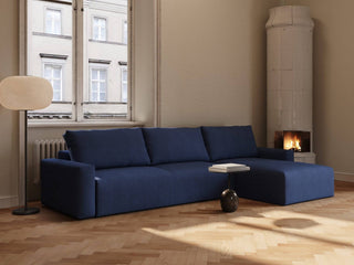 Maru | 145x342 cm | Dyb blå | 414 - Nordic Dream