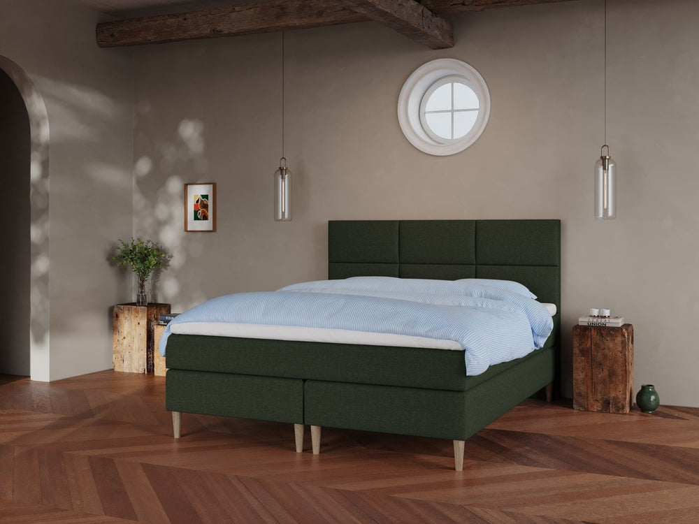 Svanhild Fjäll 160x210 Dyb grøn Nordic Dream tilbyder senge med skandinavisk design og højkvalitets materialer. Oplev perfekt komfort for en god nattesøvn. Bestil din i dag!