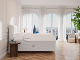 Alva Fjord 160x200 Bouclé cream Nordic Dream tilbyder senge med skandinavisk design og højkvalitets materialer. Oplev perfekt komfort for en god nattesøvn. Bestil din i dag!