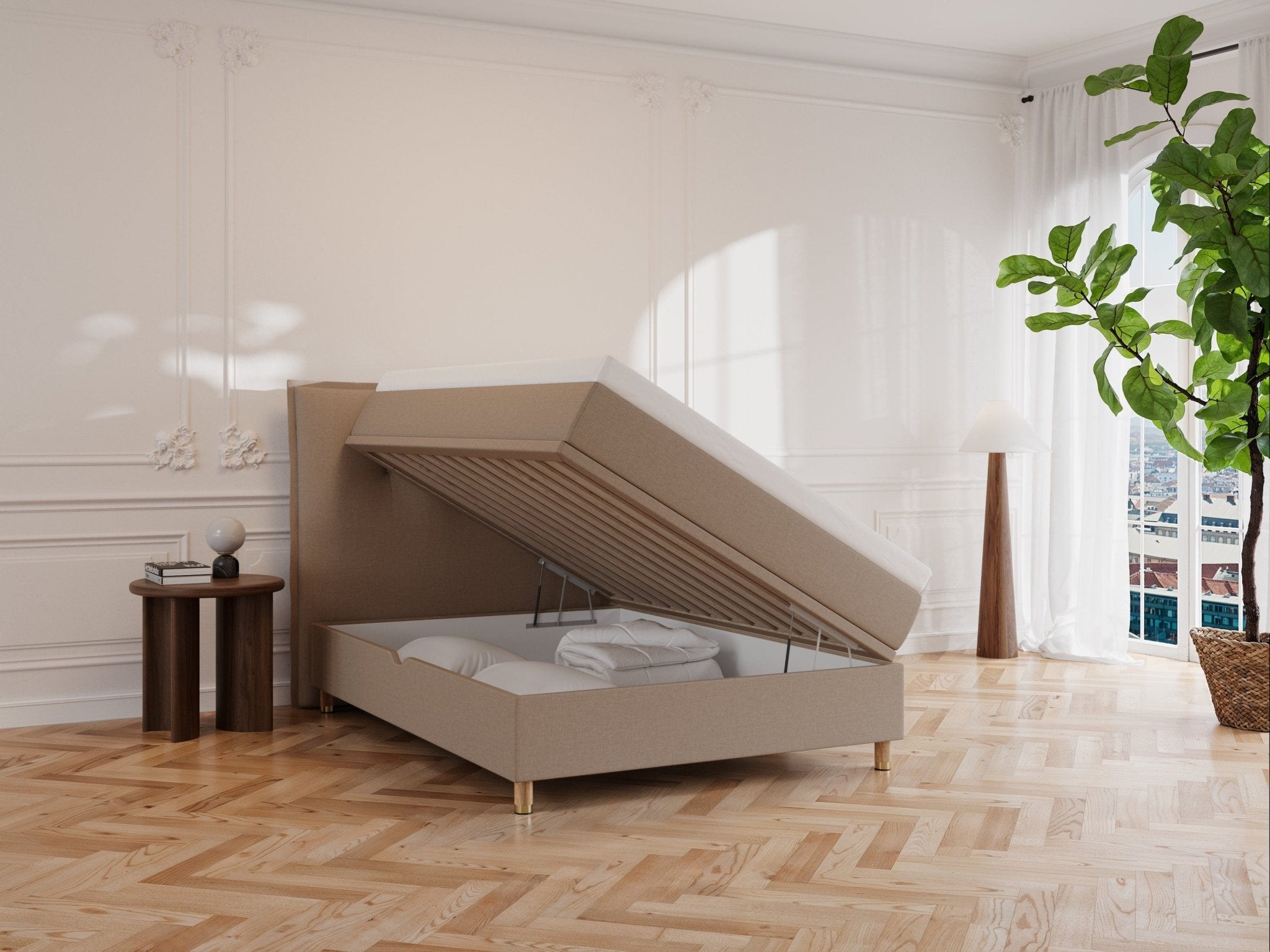 Alva Fjord 120x200 Brun Nordic Dream tilbyder senge med skandinavisk design og højkvalitets materialer. Oplev perfekt komfort for en god nattesøvn. Bestil din i dag!