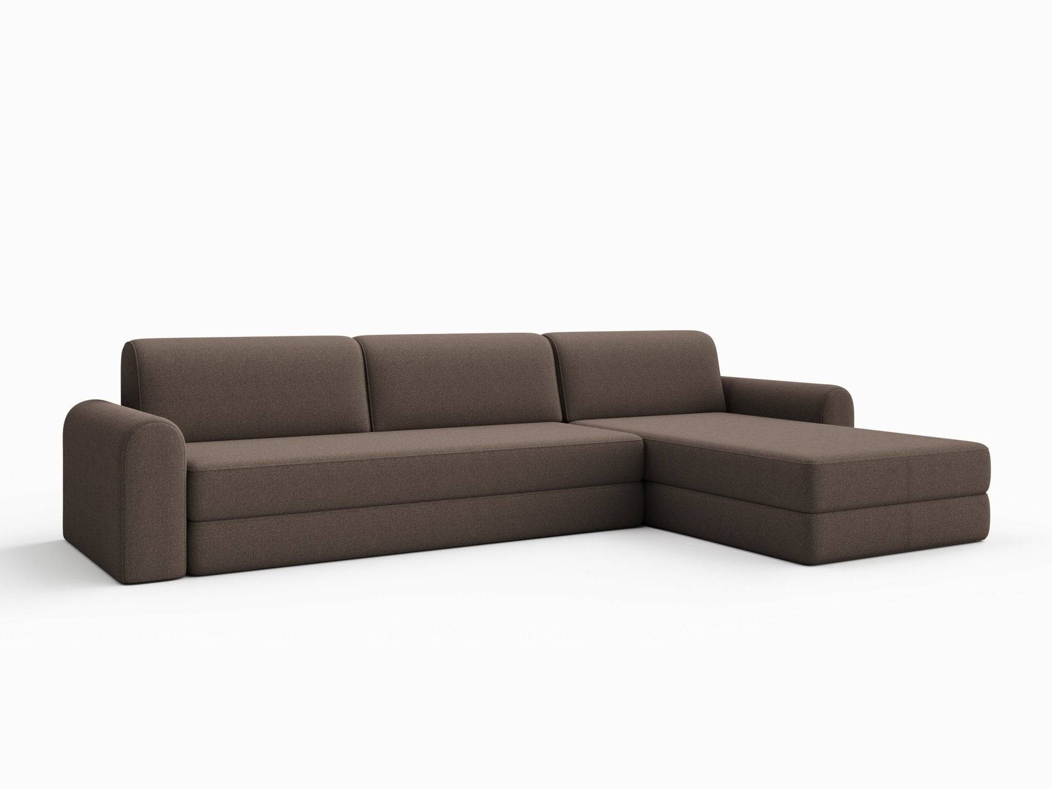 Astra | 200x200 cm | Bouclé mørk brun | 530 - Nordic Dream