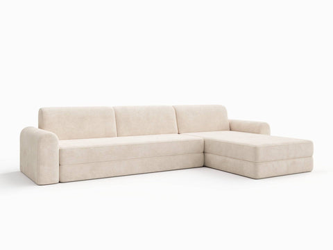 Astra modul | 100x200 cm | Ivory fløjl | 594 - Nordic Dream