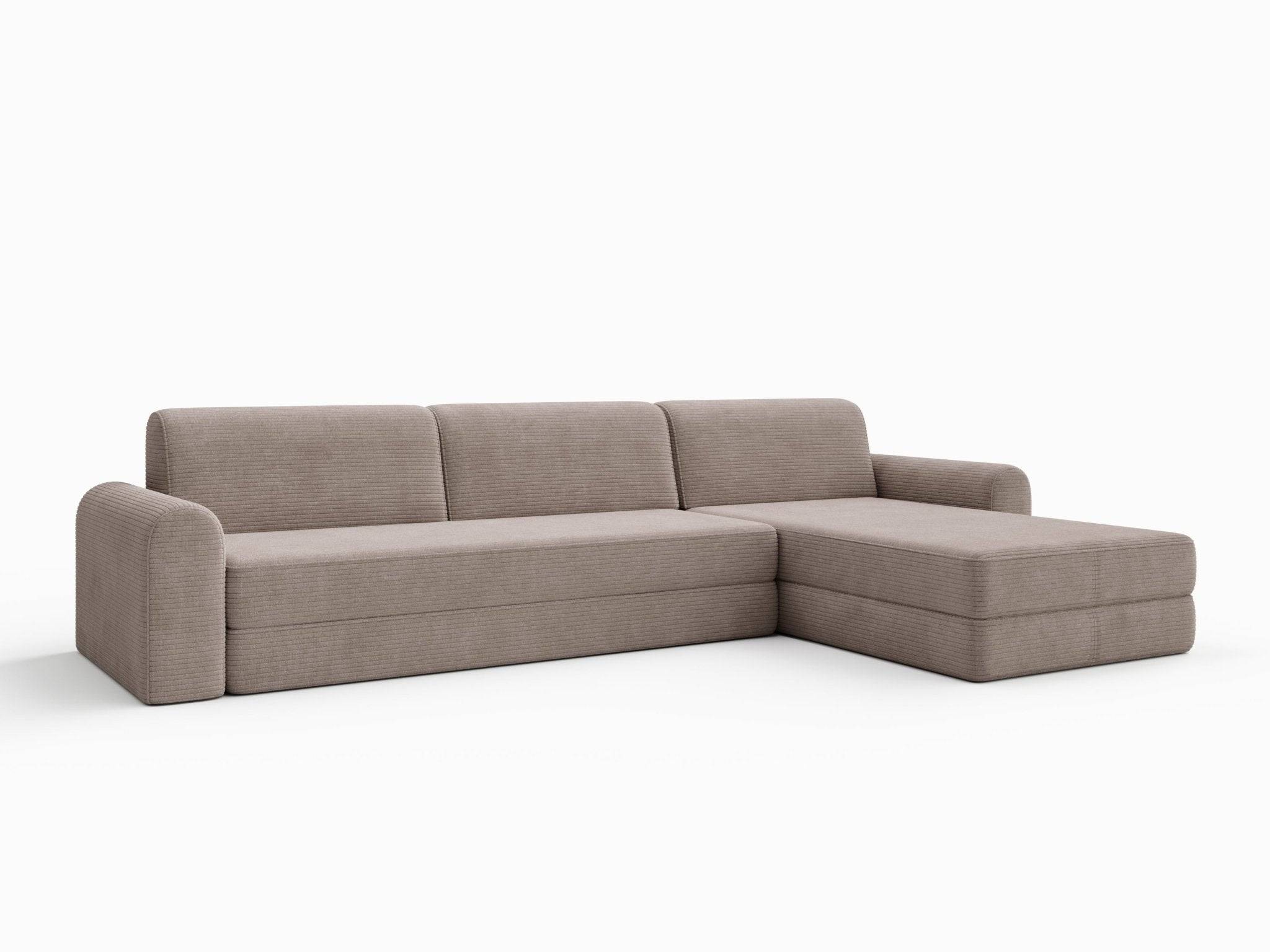 Astra modul | 100x200 cm | Latte fløjl | 596 - Nordic Dream
