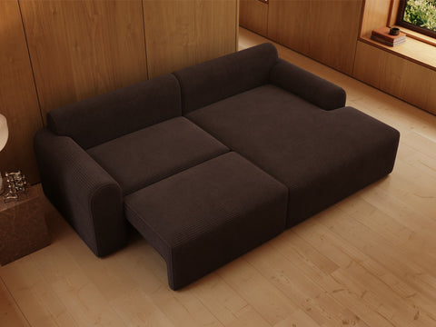 Calaia | 133x200 | Chocco fløjl | 600 - Nordic Dream Senge