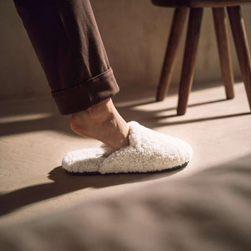 Slippers | XL | Cream wool - Nordic Dream